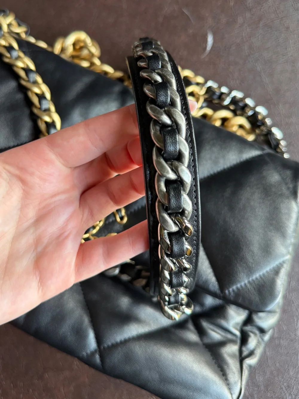 Chanel 19 Large Lambskin Flap Bag